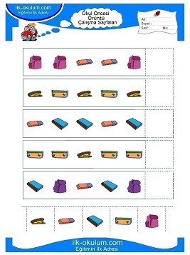 Çocuklar İçin toplam işlemi yaprak testleri 